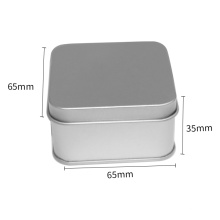 Factory custom xmas gift packaging candy sweets candle iron metal square round cookie tin box